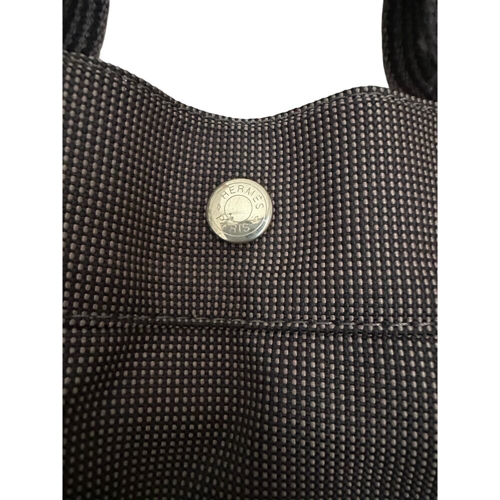Hermes HerLine MM Tote Bag Charcoal Gray / Black - Picture 9 of 16